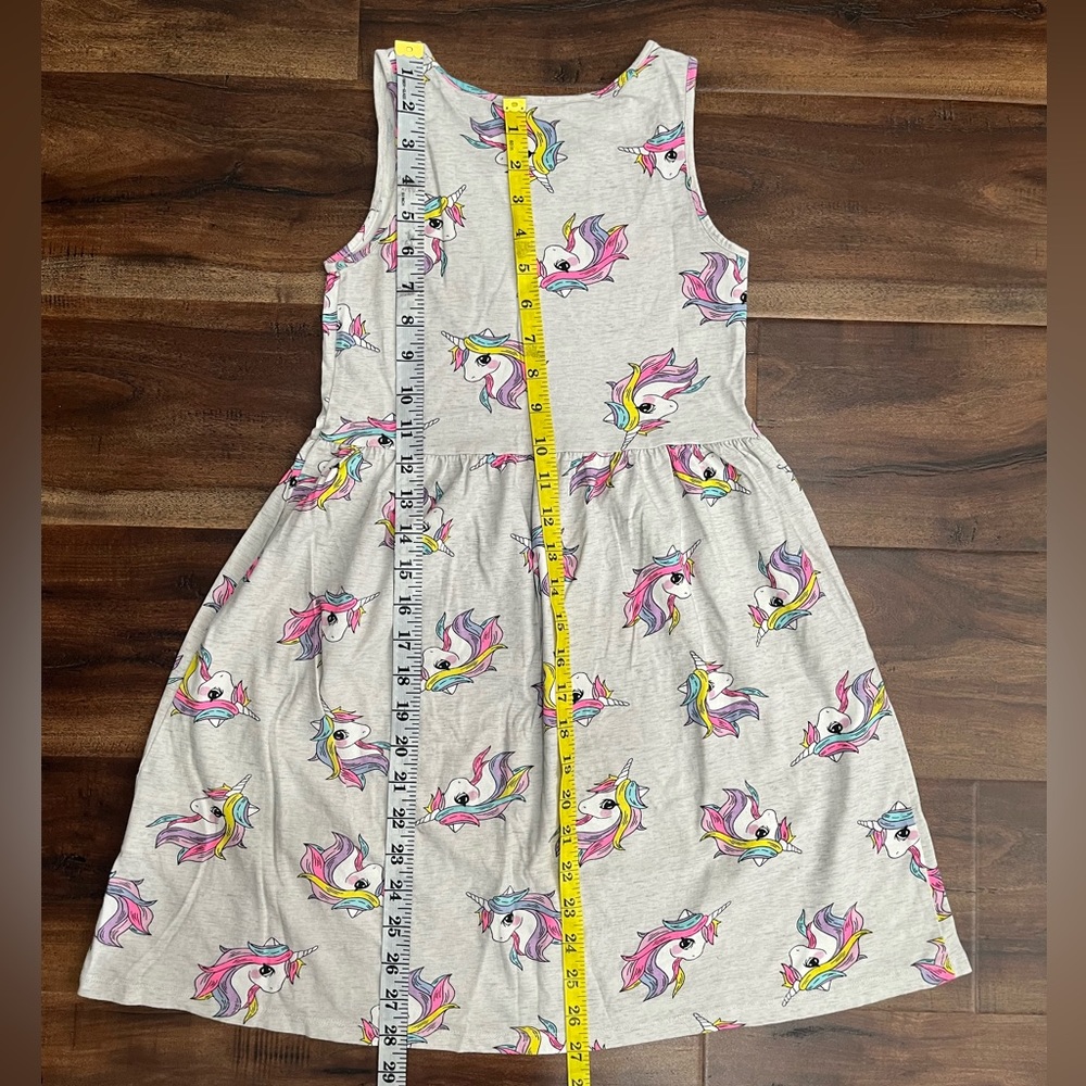 H&M Unicorn Design Girl Dress - Picture 4 of 9